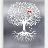 White Rooted Tree On Tin Everlasting Anniversary Gift For Spouse LT-1210